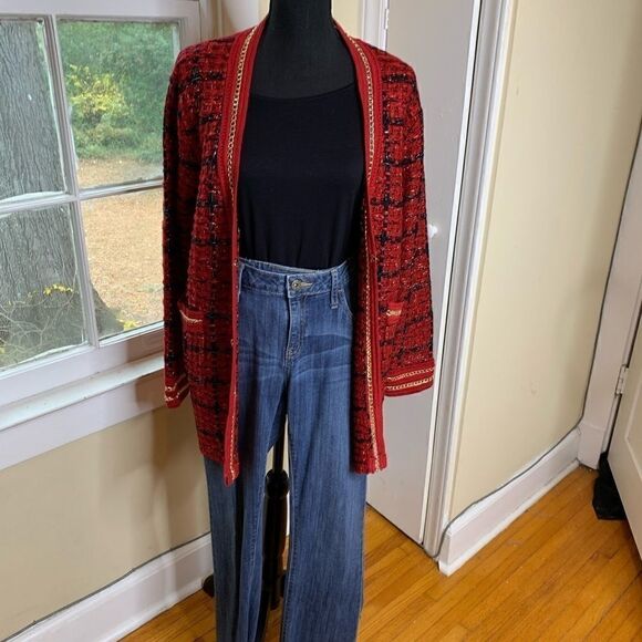 Rock & Republic straight leg jeans med rinse size 8 - Picture 1 of 5